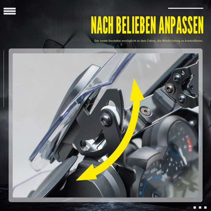 Einstellbare Verstärkung Windschutzscheiben-Stabilisator-Kit Windschutzscheibenhalterung für B.M.W R