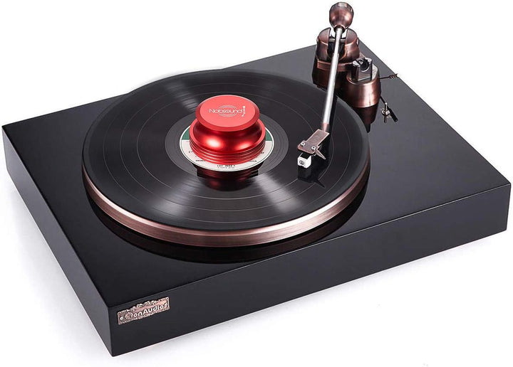 Nobsound LP Vinyl Turntable Disc Stabilizer Record Weight Metal Matte Black SCHALLPLATTEN-AUFLAGEGEW