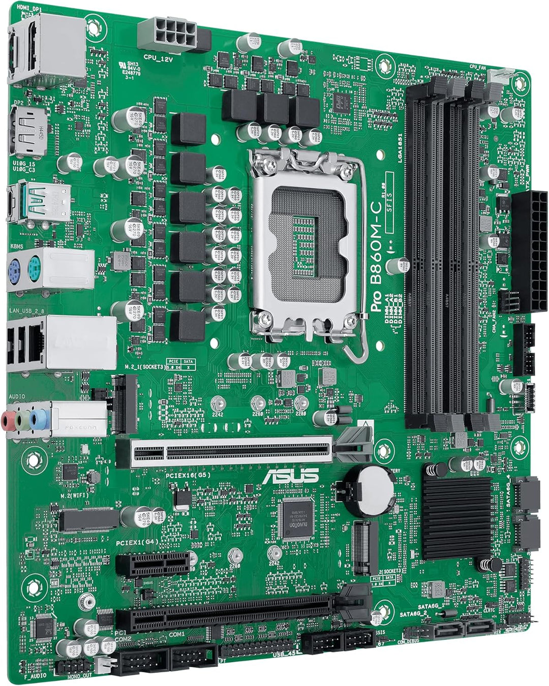 ASUS PRO B760M-C CSM Business Mainboard Sockel Intel LGA 1700 (mATX, CSM, Control Center Express, CO