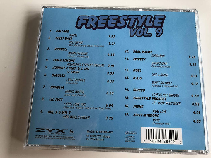 Freestyle Vol.9, Audio-CD