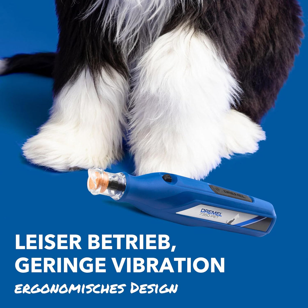 Dremel 7350 PET Krallenpflegese mit 3.6V Akku-Rotationswerkzeug Einfach zu bedienende, leichte Krall
