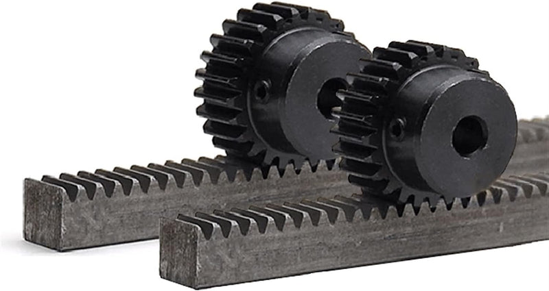 Getriebe, Ritzelspirale, 2 Stück, Stirnradgetriebe mit 10 x 10 x 500 mm Zahnstange, 1 m, 16 Zähne, R