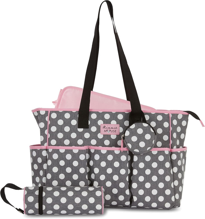 Disney Unisex-Erwachsene Minnie Mouse Backpack and Tote Diaper Bag Rucksack-Wickeltasche L Minnie Mo