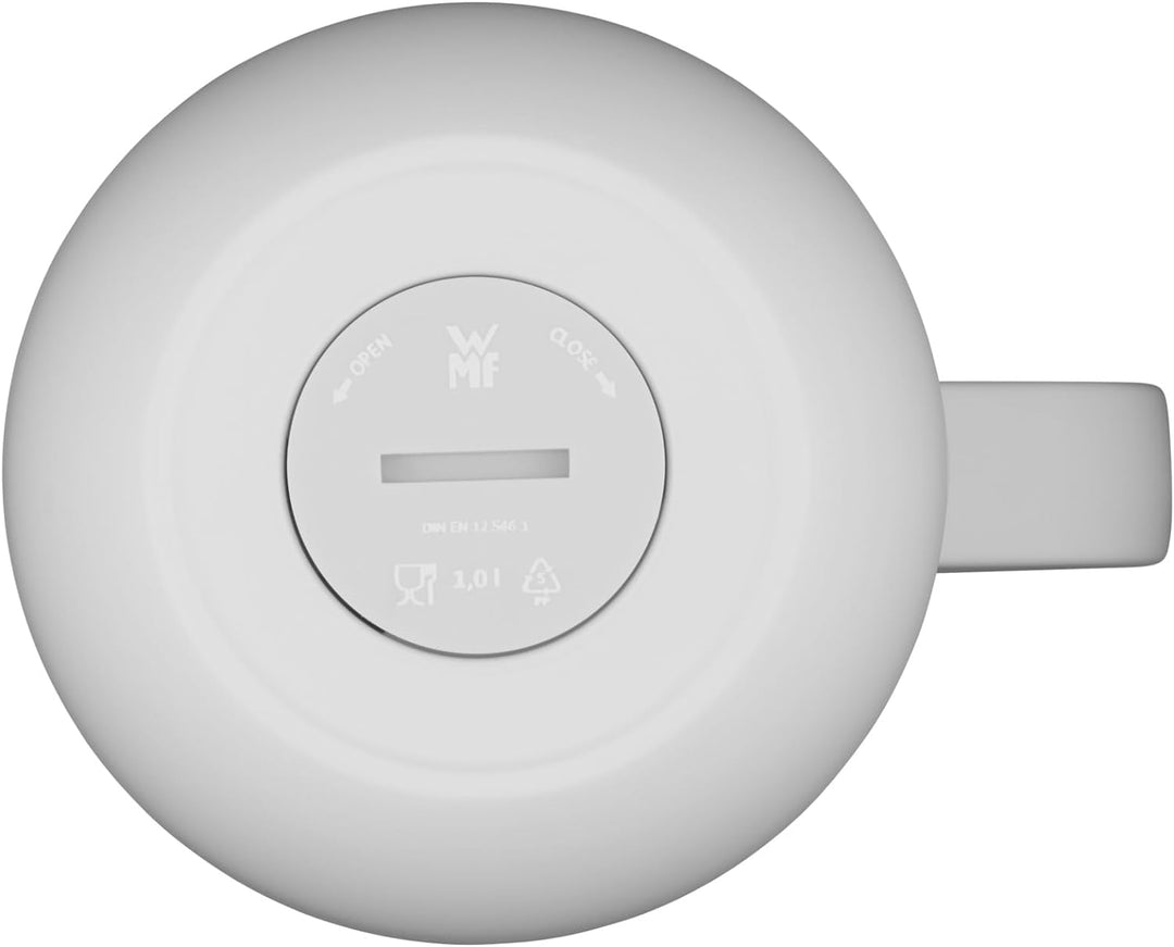WMF Impulse Thermoskanne 1l, Isolierkanne für Kaffee oder Tee, Drehverschluss, hält Getränke 24h kal