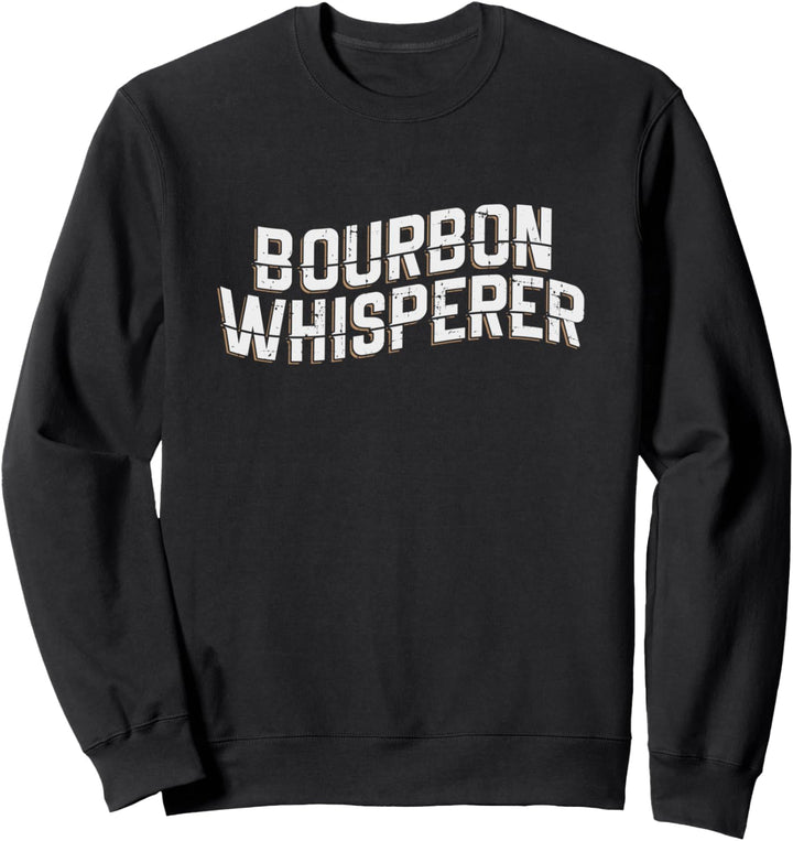 Bourbon Whisperer Whiskey Trinker Zubehör I Whisky Stuff Sweatshirt