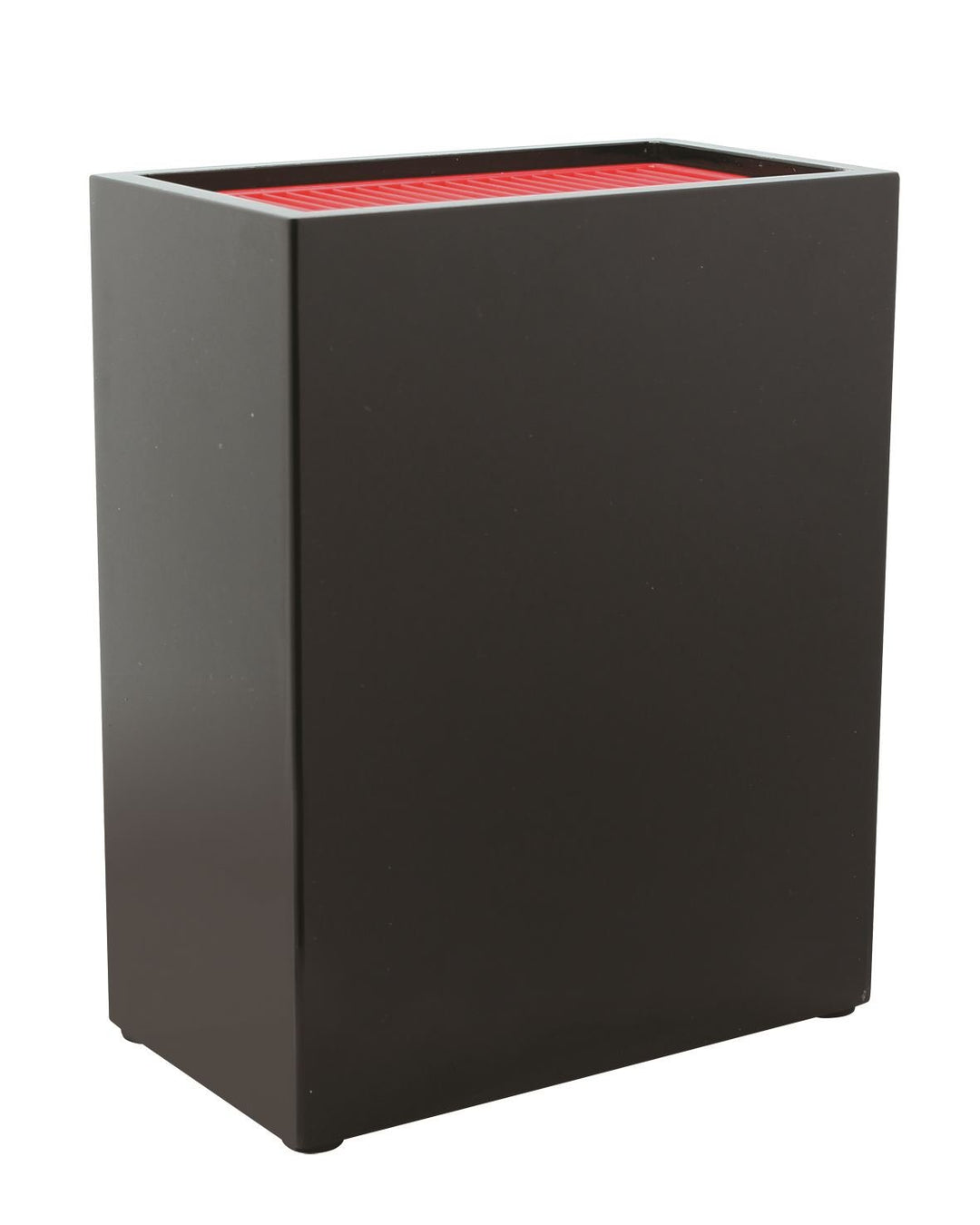 Rockingham Forge Leeres Messerblock, Plastik, Schwarz Glänzend, 18.5 x 10.5 x 22.5 cm, Leeres Messer