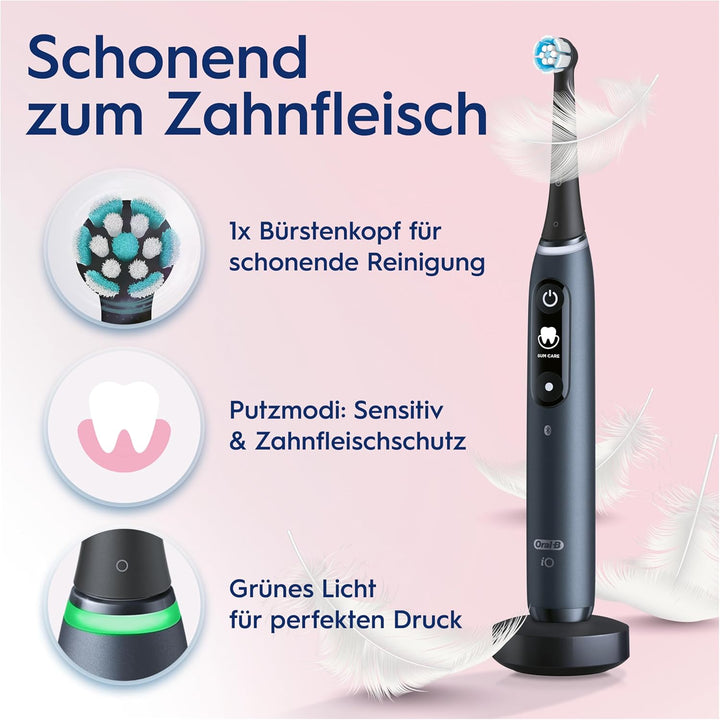 Oral-B iO Series 7 Elektrische Zahnbürste/Electric Toothbrush, 2 Aufsteckbürsten, 5 Putzmodi für Zah