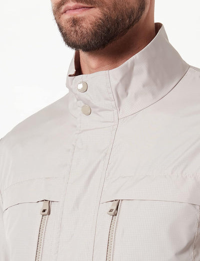 Geox Herren M Vincit Jacket 48 Humus/Check, 48 Humus/Check