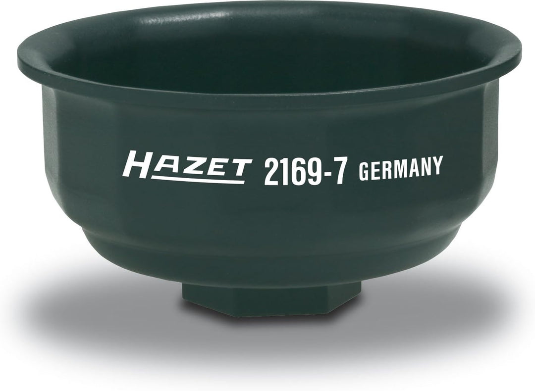 HAZET Öl-Filter-Schlüssel 2169-7 | passendes Werkzeug für verschiedene Ölfilter mit einem Durchmesse