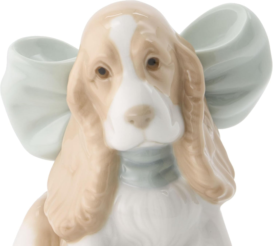 NAO Puppy Present Porzellanfigur