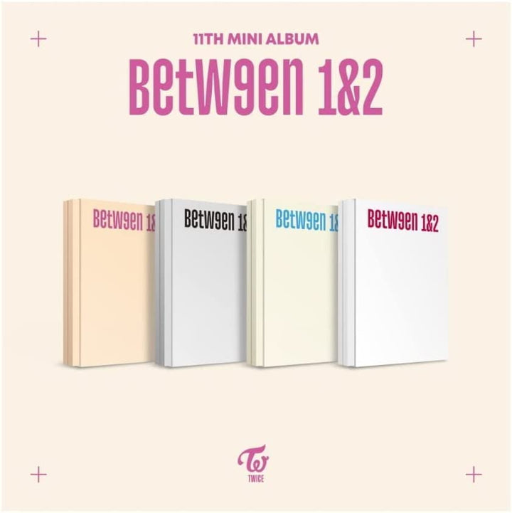JYP Entertainment TWICE - BETWEEN 1&2 11th Mini Album+Pre-Order Benefit+Folded Poster (Complete ver.