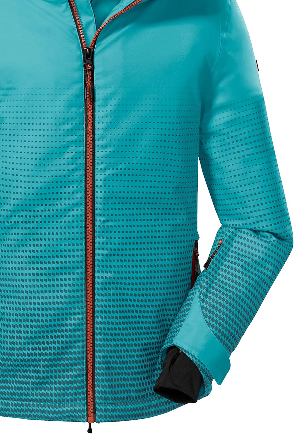 Killtec Mädchen Ksw 158 Grls Ski Jckt Skijacke/Funktionsjacke mit Kapuze und Schneefang 116 Türkis,
