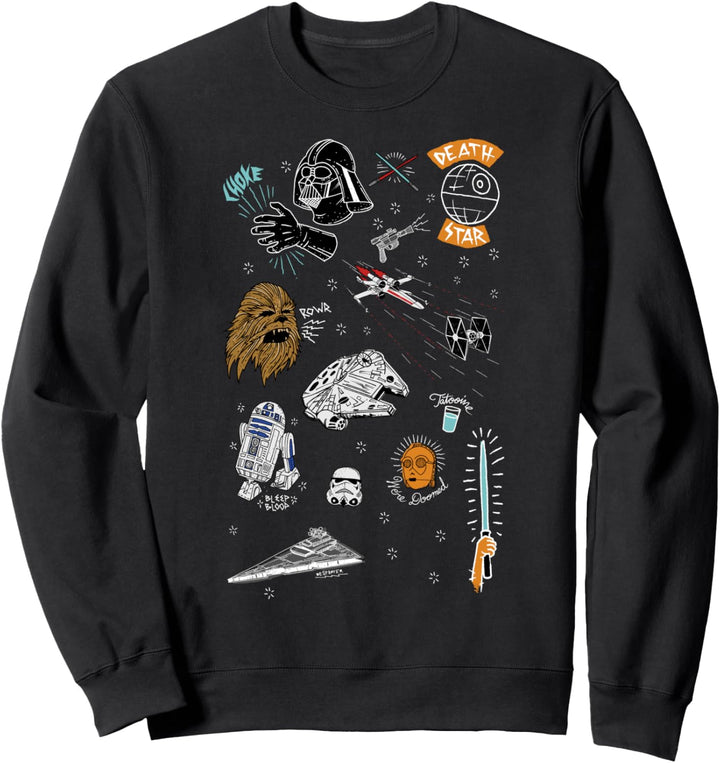 Star Wars Cartoon Characters Sweatshirt