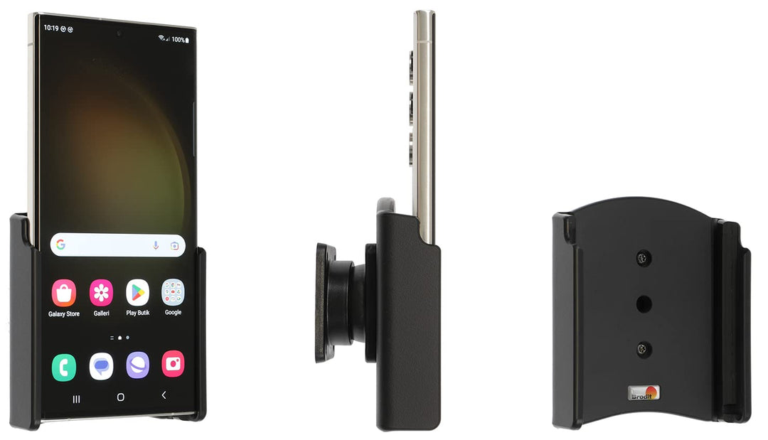 Brodit Gerätehalter 711346 | Made IN Sweden | für Smartphones - Samsung Galaxy S23 Ultra SM_S918B/DS