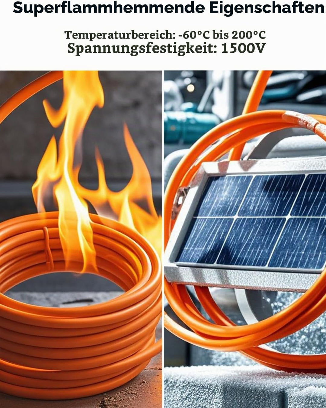 Tonton 9 Meter Solarkabel 6mm² mit Solarstecker, 10AWG Verlängerungskabel für Solaranlagen, Photovol