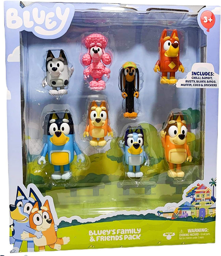 Bluey 8er-Figurenpack "Bluey&