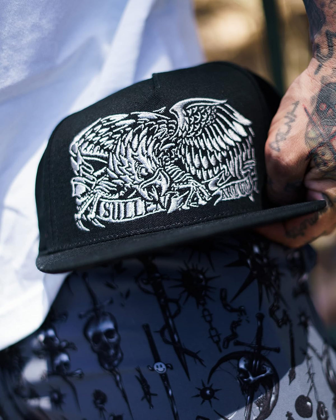 Sullen Men's Screamin Black Snapback Hat One Size