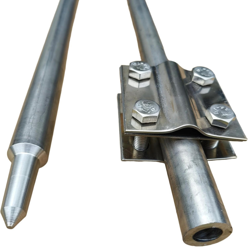 Tiefenerder Erder Erdung SET Ø16mm V2A Edelstahl - Längenauswahl (Ø16 SET 9,0 6x1500mm), Ø16 SET 9,0