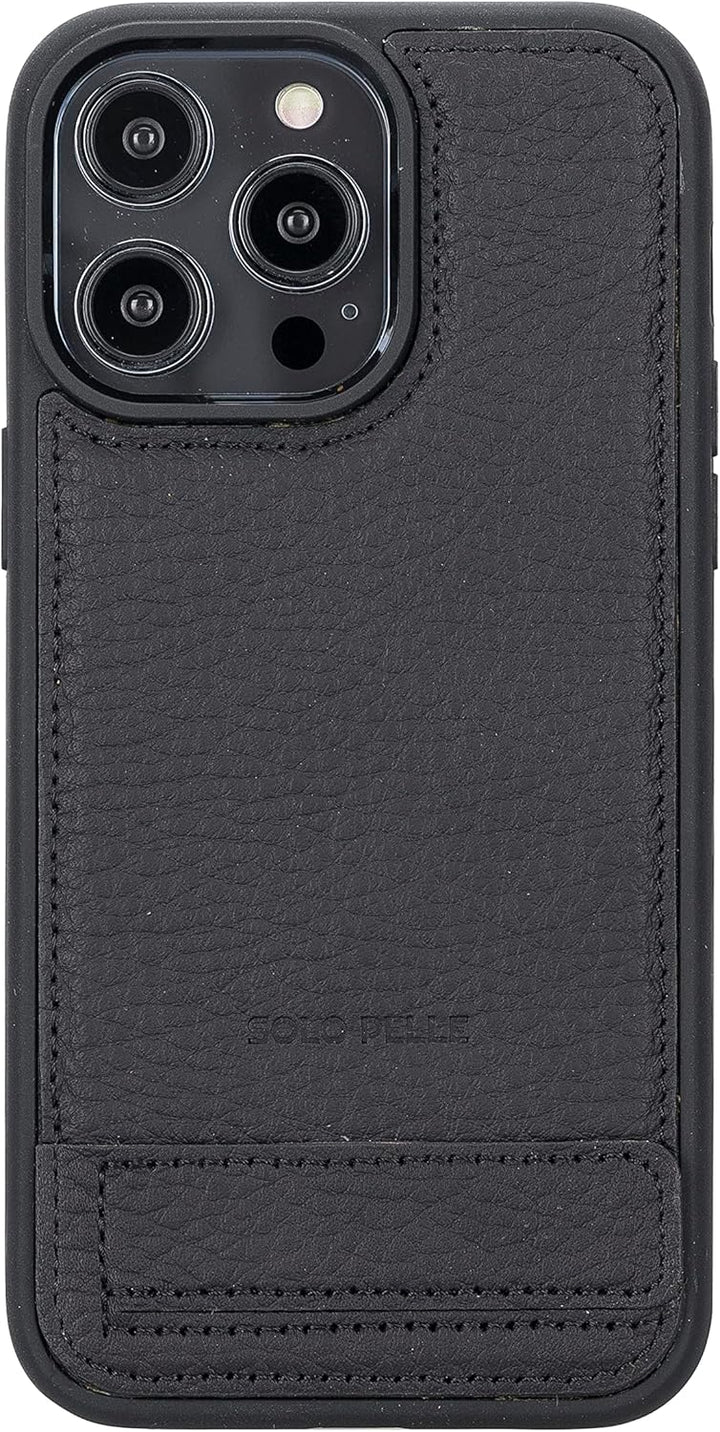 Solo Pelle Lederhülle für das iPhone 14 Pro Max in 6.7 Zoll Case Leder Hülle Ledertasche Backcover a