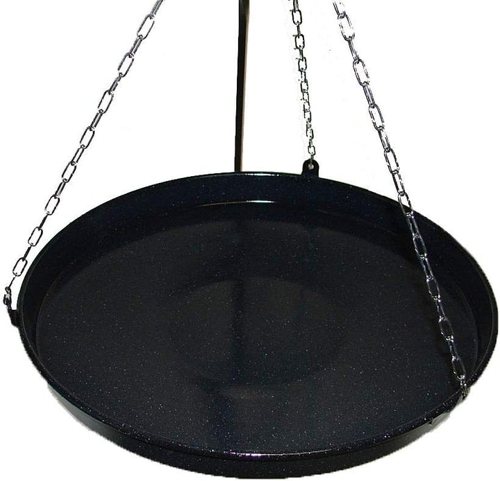 Bratpfanne Grillpfanne Paellapfanne Feuerschale rund 42cm für Dreibein-Grill