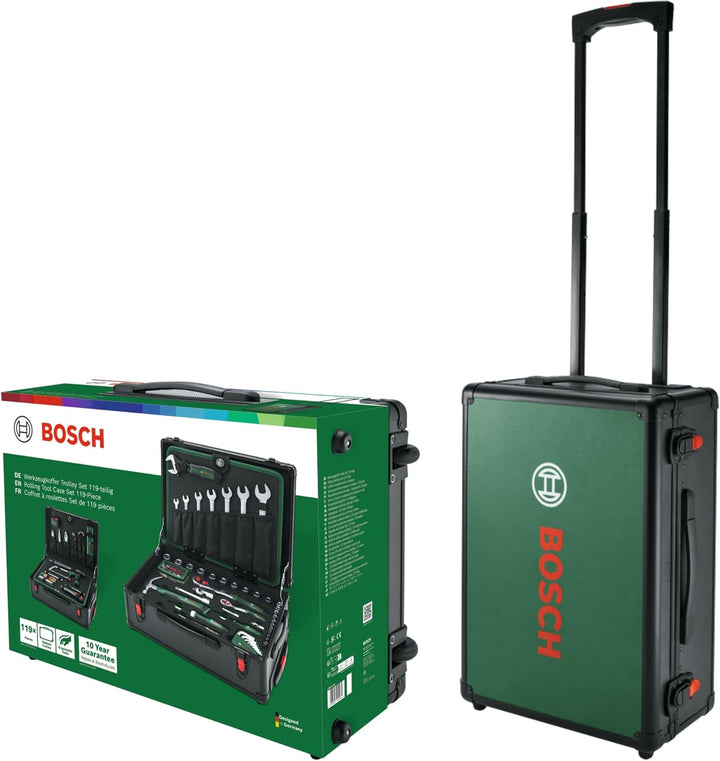 Bosch Rollwerkzeugkoffer-Set 119-teilig (Zubehör Handwerkzeug)