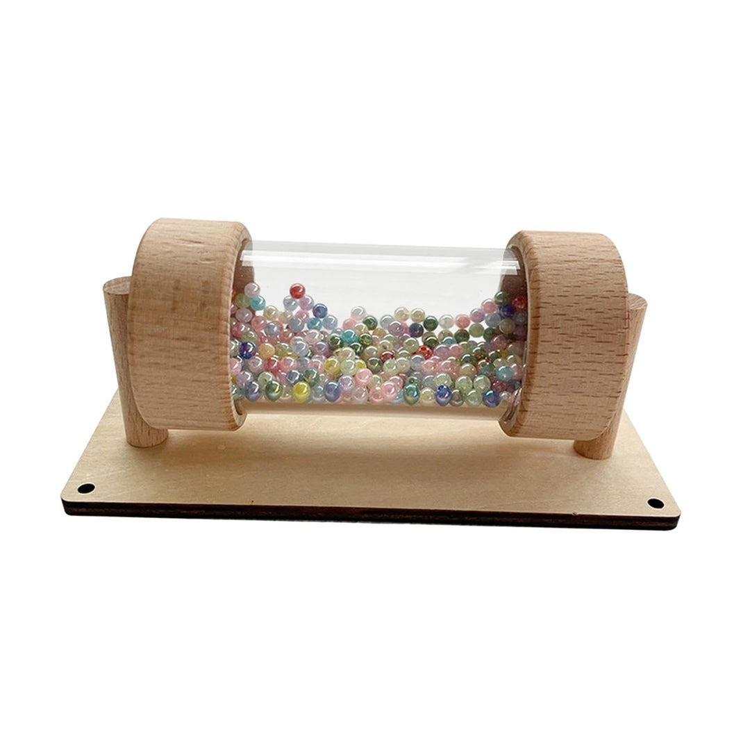 Holz Montessori Busy Board DIY Teile, Simulation Pipe Tubes, Rainmaker Sound DIY Material, Wooden To