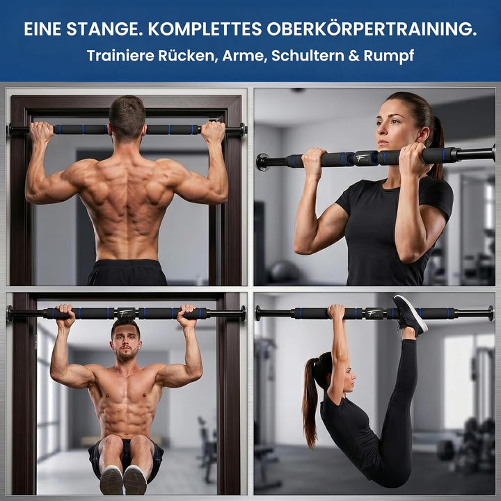Fitem Zugstange Klimmzugstange für die Tür - Pull up Bar - Chin up Bar - Muskelaufbaustange Oberkörp