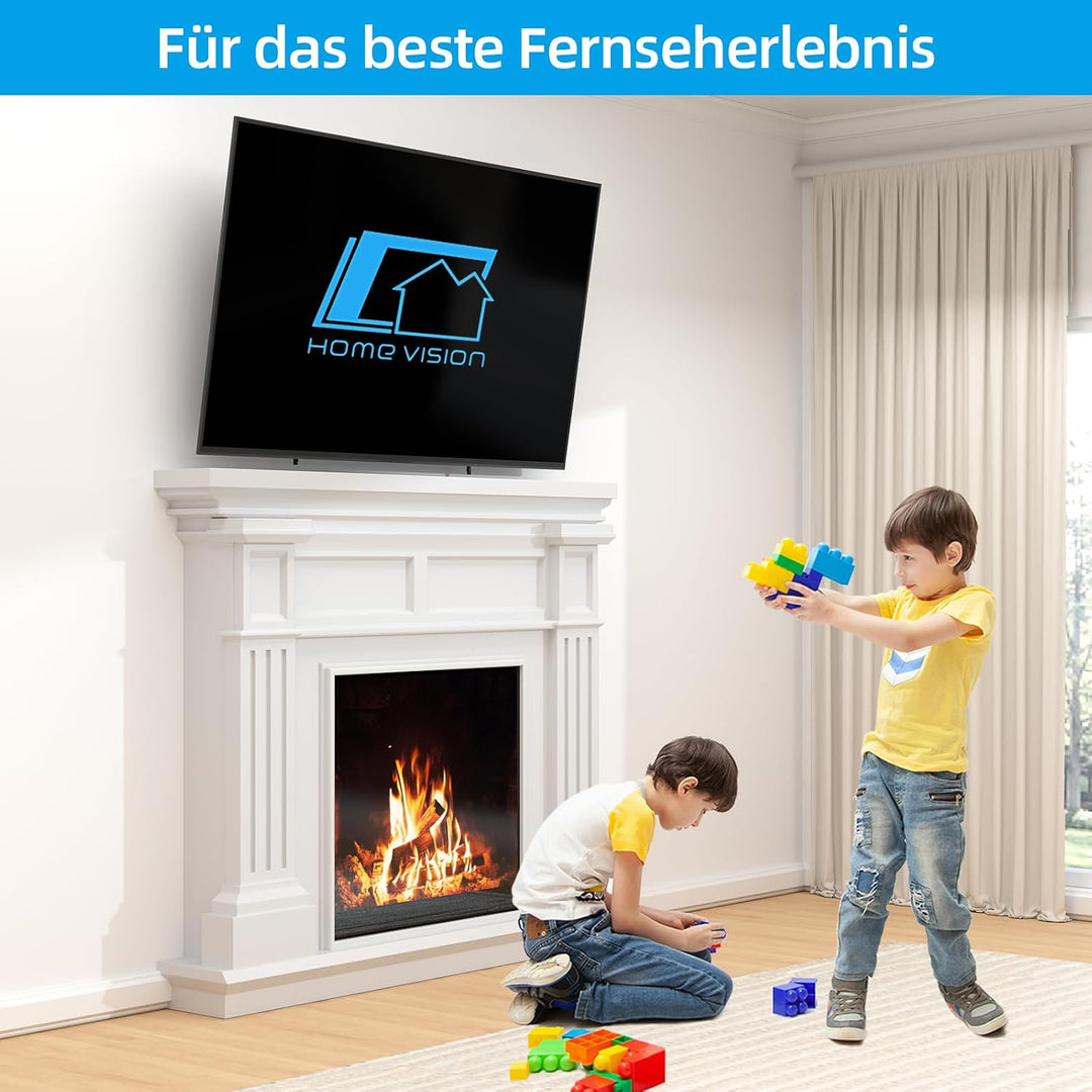HOME VISION Strapazierfähige neigbare TV-Wandhalterung für 122-300 cm flache/gebogene Fernseher, 91