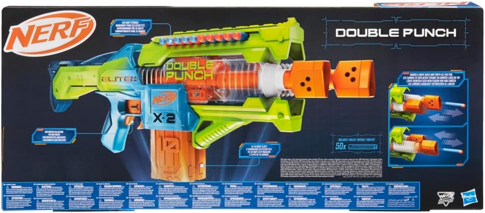 Nerf Elite 2.0 motorisierter Double Punch Dart-Blaster