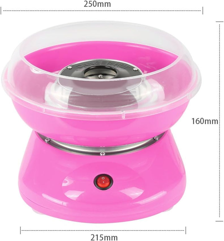 XUANYU 450W Zuckerwattemaschine Set für Zuhause Cotton Candy Machine mit Messlöffel und 10er Stäbche