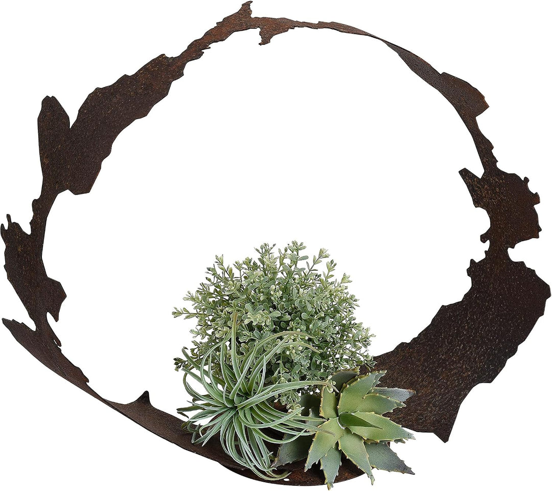 ESTEXO Dekofigur Gartendeko Edelrost Skulptur Gartenskulptur Rost Figur Dekoration Deko 48 cm, 48 cm