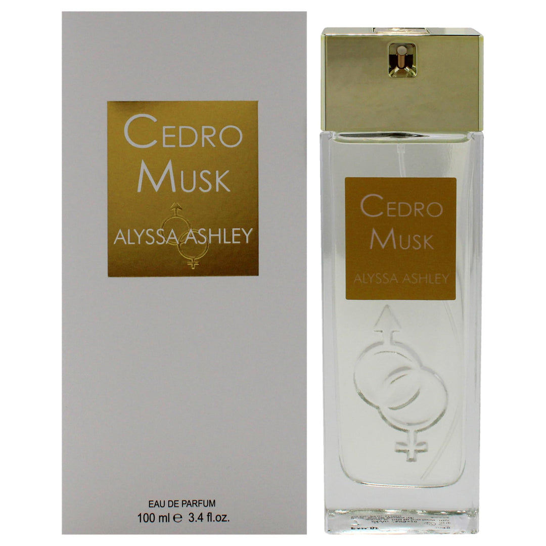 Alyssa Ashley - Cedro Musk Eau de Parfum Spray für Damen und Herren - 100 ml