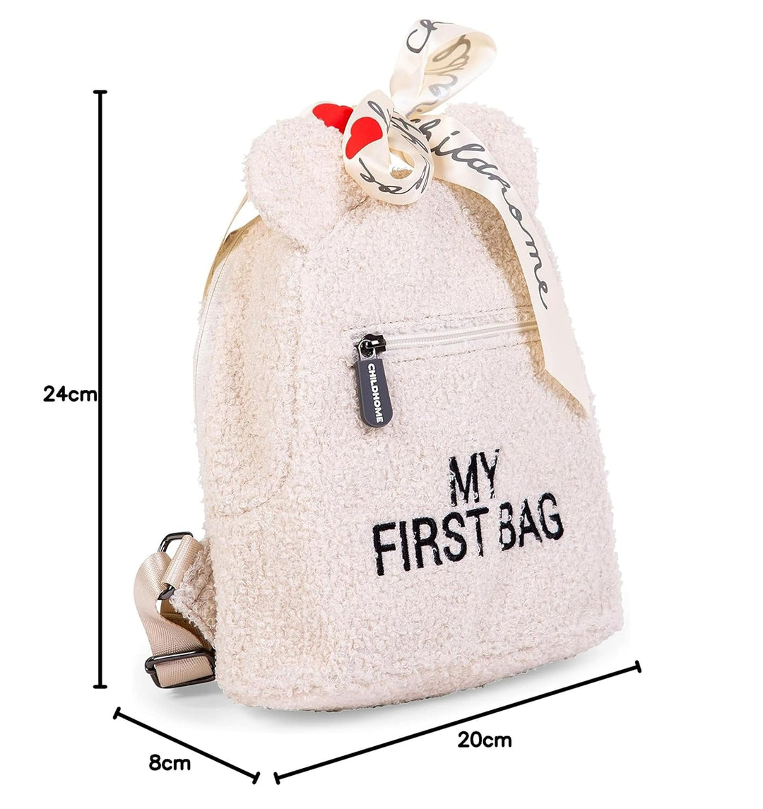 CHILDHOME, Kinderrucksack Baby, Schule, Kindergarten, Vorschule, Kinderkrippe, Zwei Fächer, Lunchbag