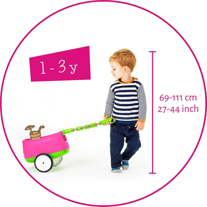 Chillafish CPQT01PIN Quadie + Trailie Cookie, Rosa Quadie mit Trailie Rosa, Quadie mit Trailie Rosa