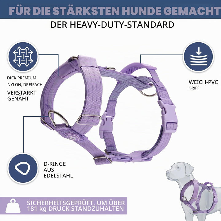 Spark Paws No Pull Hundegeschirr mit Griff für grosse Hunde, strapazierfähiges Hundegeschirr für gro