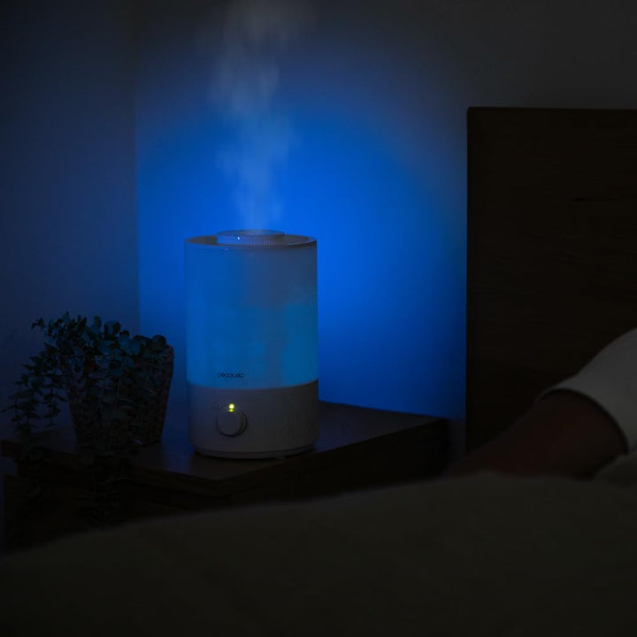 Cecotec Luftbefeuchter Breezecare 2500 Light. 27W, Maximale Befeuchtungsleistung 250ml/h, 2,5L Tank,