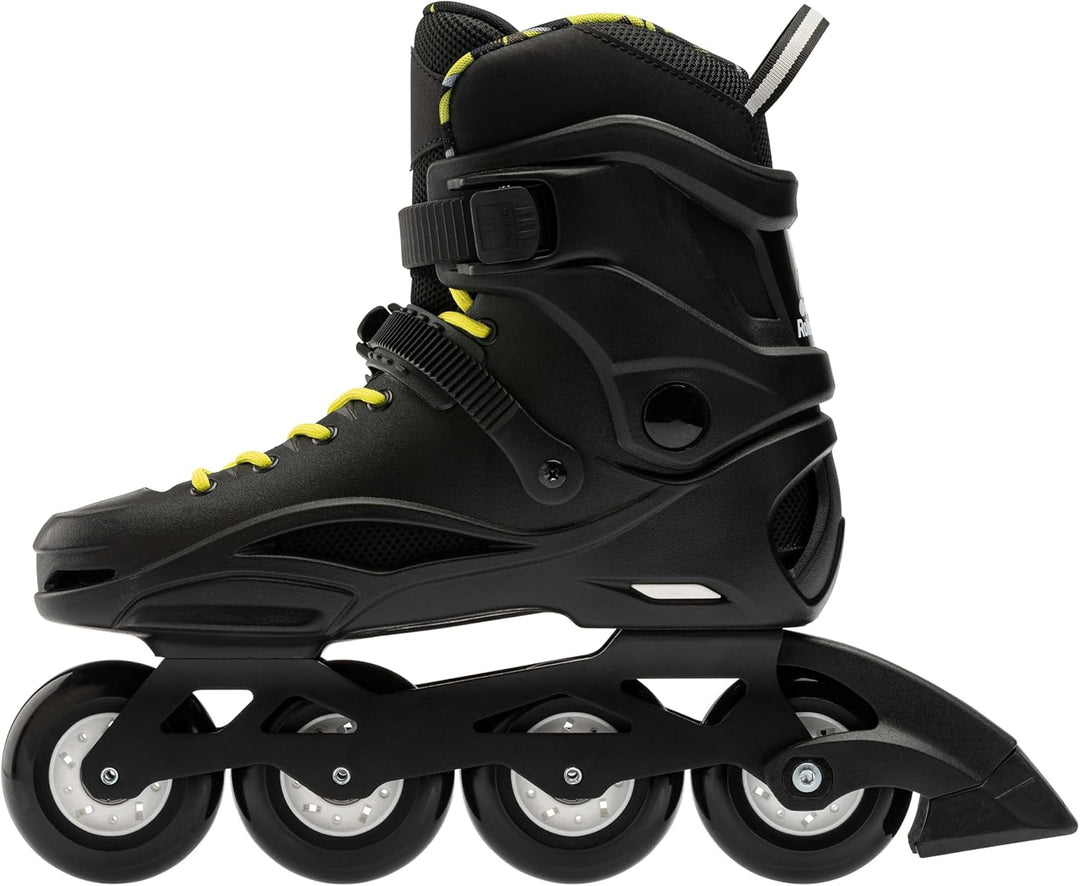 Rollerblade Herren Rb Cruiser Inlineskate 250 Black/Neon Yellow, 250 Black/Neon Yellow