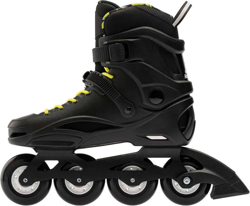 Rollerblade Unisex – Erwachsene Rb Cruiser Inlineskate 260 Black/Neon Yellow, 260 Black/Neon Yellow