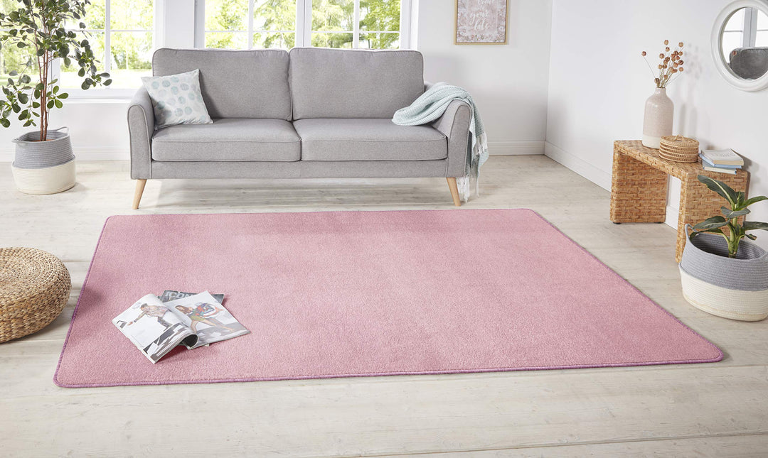 Hanse Home Nasty Läufer – Flauschiger Kurzflor Teppich Einfarbig Unifarben für Esszimmer, Wohnzimmer