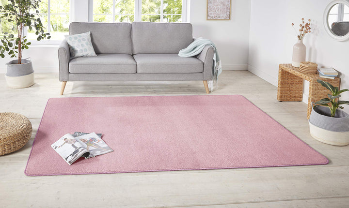 Hanse Home Nasty Läufer – Flauschiger Kurzflor Teppich Einfarbig Unifarben für Esszimmer, Wohnzimmer