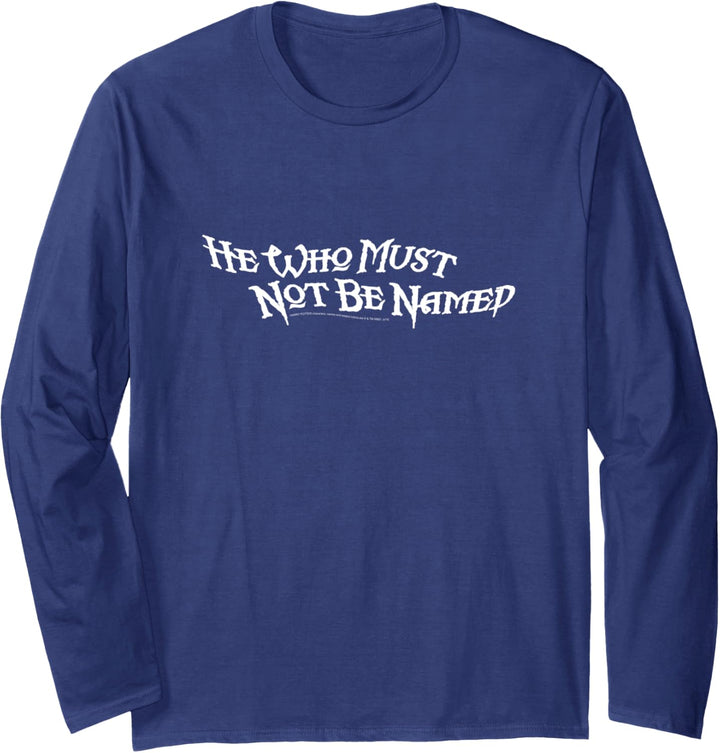 Harry Potter He Who Must Not Be Named Langarmshirt