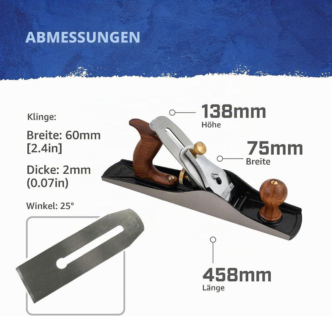 Faithfull - Nr.6 Fore Plane - FAIPLANE6, Multi-colord