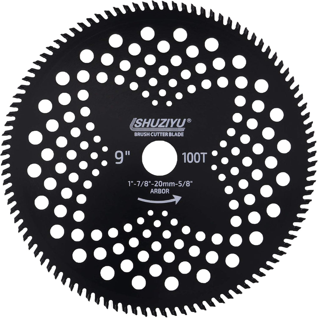 LSHUZIYU 230mm-100T, 2 Stück, 25.4mm Dorn mit Adapter 22.23-20-16mm, Freischneiderklinge, Freischnei
