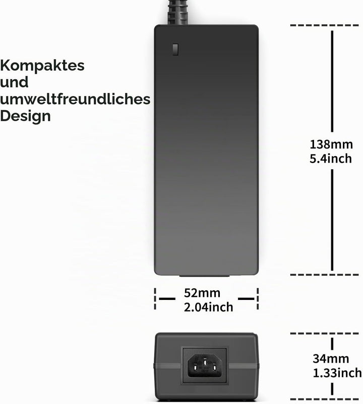 KFD Netzteil 12V 10A Ladegerät für Synology DiskStation DS1522+ DS1520+ DS1019+ DS923+ DS920+ DS918+