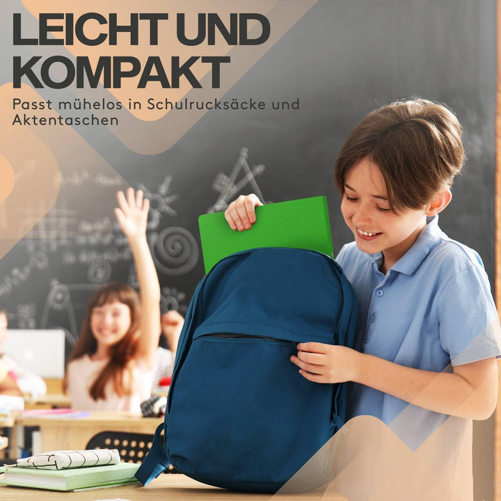 ACROPAQ - 10 x Ringbuch A4 - Mit 2 Ringen, Mit Rückenetiketten, Rückenbreite 2,5 cm, Regenbogen, Nat