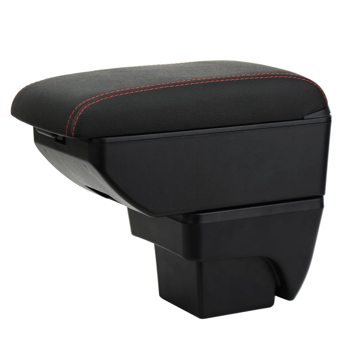 YJYWZH Compatible with SEAT Ibiza 6F Armlehnen 2017-2024 Mk5 Auto Mittelkonsole Aufbewahrungsbox Arm