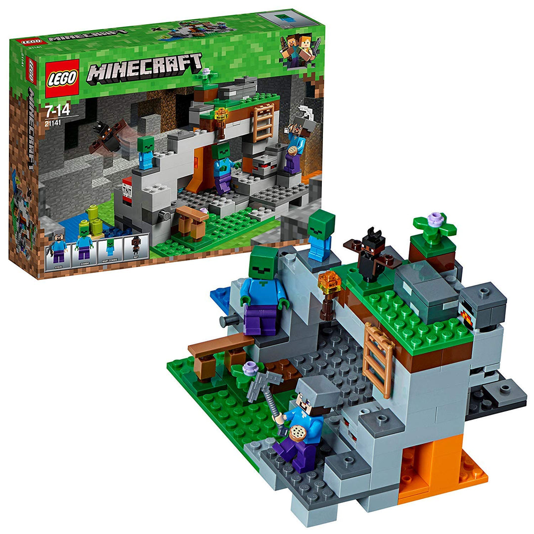 Lego Minecraft 21141 Zombiehöhle, Minecraft Set, Bunt Single, Single