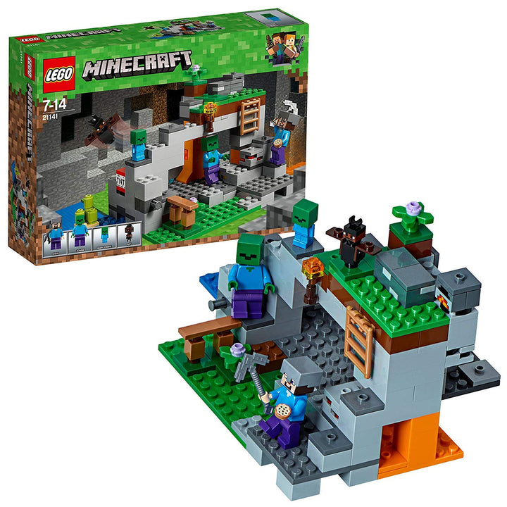 Lego Minecraft 21141 Zombiehöhle, Minecraft Set, Bunt Single, Single