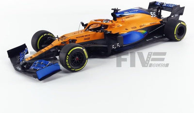 Minichamps 530201955 1:18 Mclaren Renault MCL35-Carlo Sainz-Austrian 2020 Sammlerstück Miniaturauto,