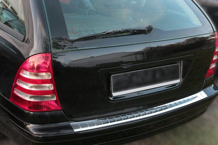 Ladekantenschutz Edelstahl CHROM kompatibel für MERCEDES C-KLASSE S203 T-MODELL | 2001-2007 | premiu